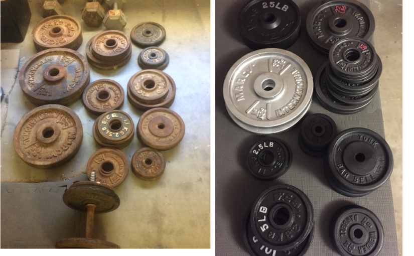 Buying and Restoring Olympic Weight Plates